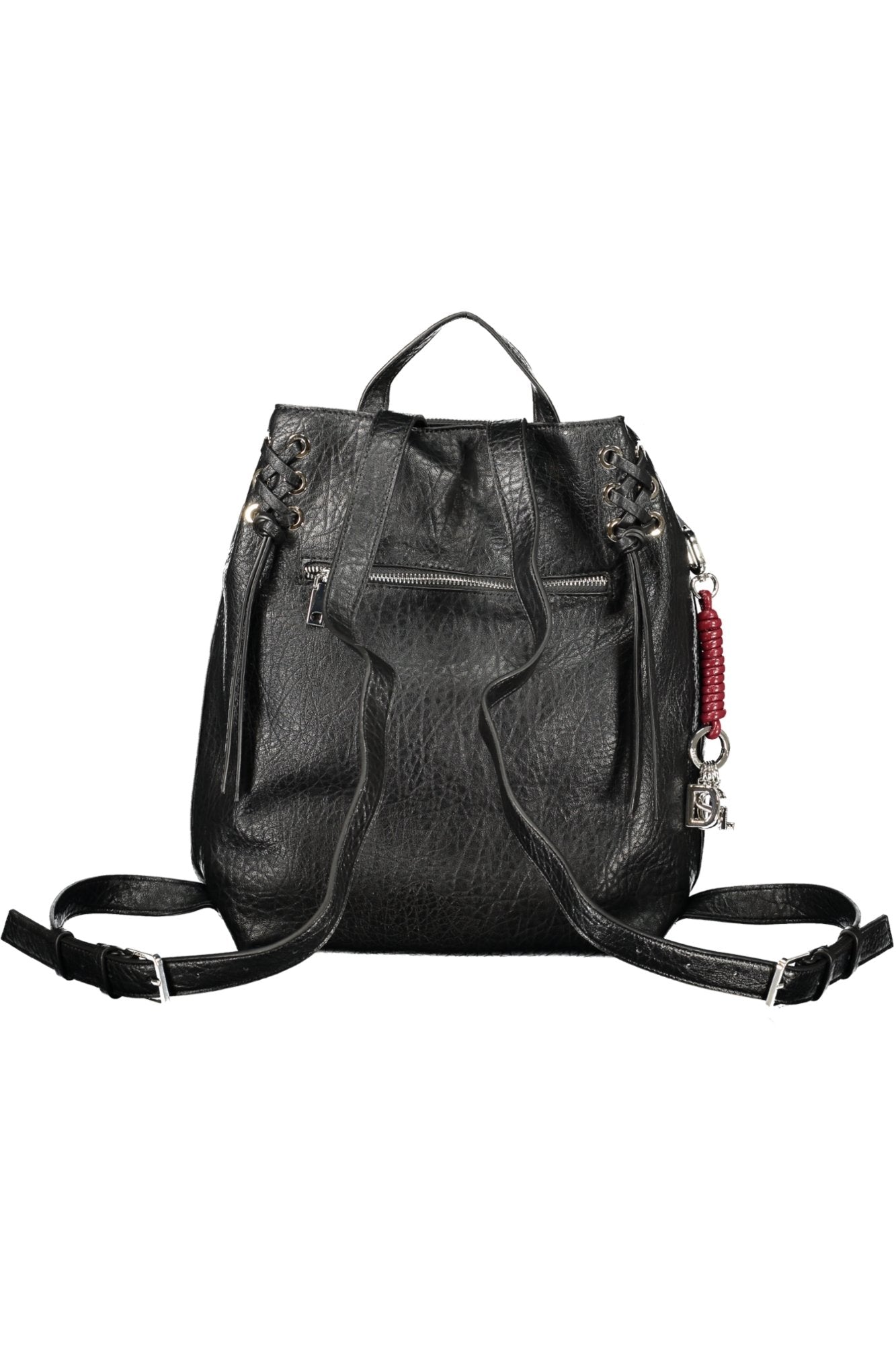DESIGUAL WOMEN'S BLACK BACKPACK