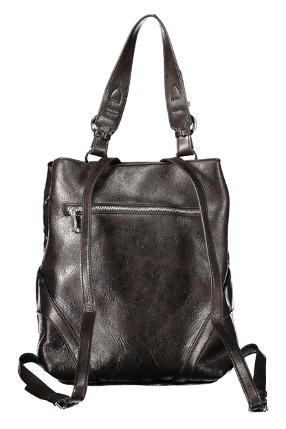 DESIGUAL WOMEN'S BLACK BACKPACK