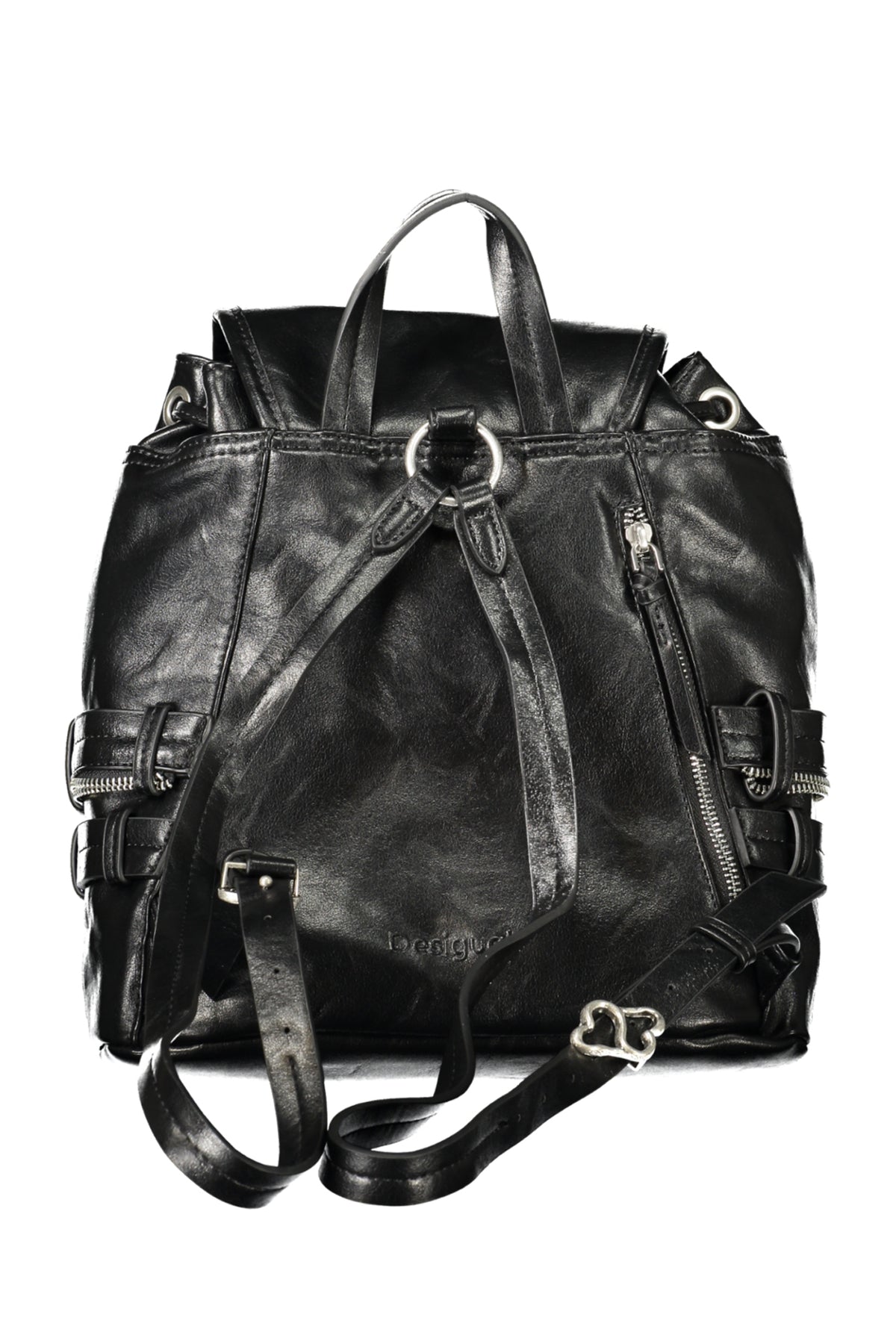 DESIGUAL WOMEN'S BLACK BACKPACK