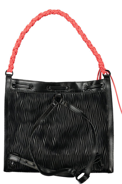DESIGUAL WOMEN'S BLACK BACKPACK