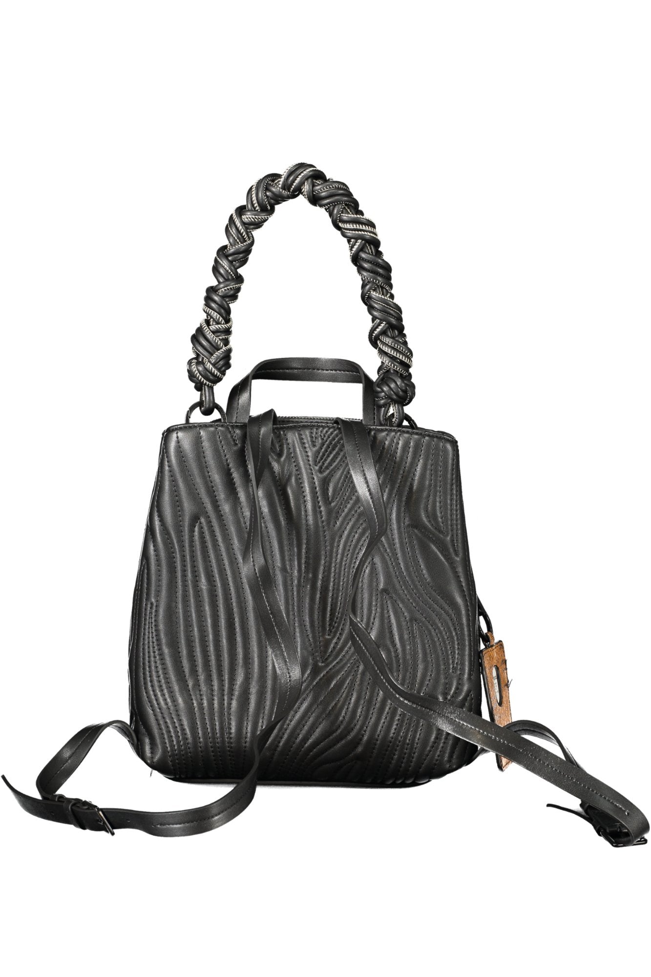 DESIGUAL WOMEN'S BLACK BACKPACK