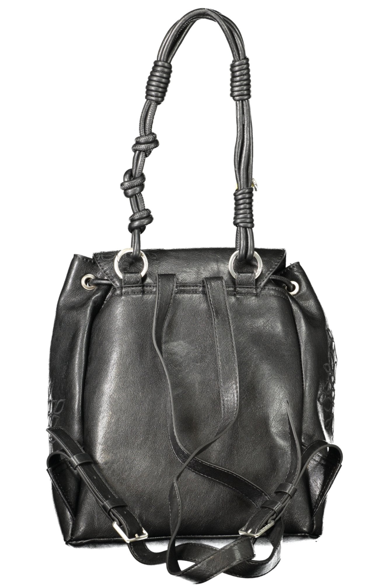 DESIGUAL WOMEN'S BLACK BACKPACK