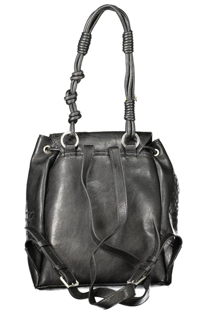 DESIGUAL WOMEN'S BLACK BACKPACK