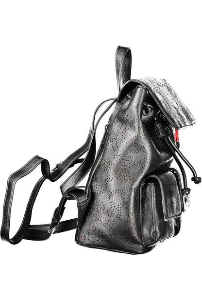 DESIGUAL WOMEN'S BLACK BACKPACK