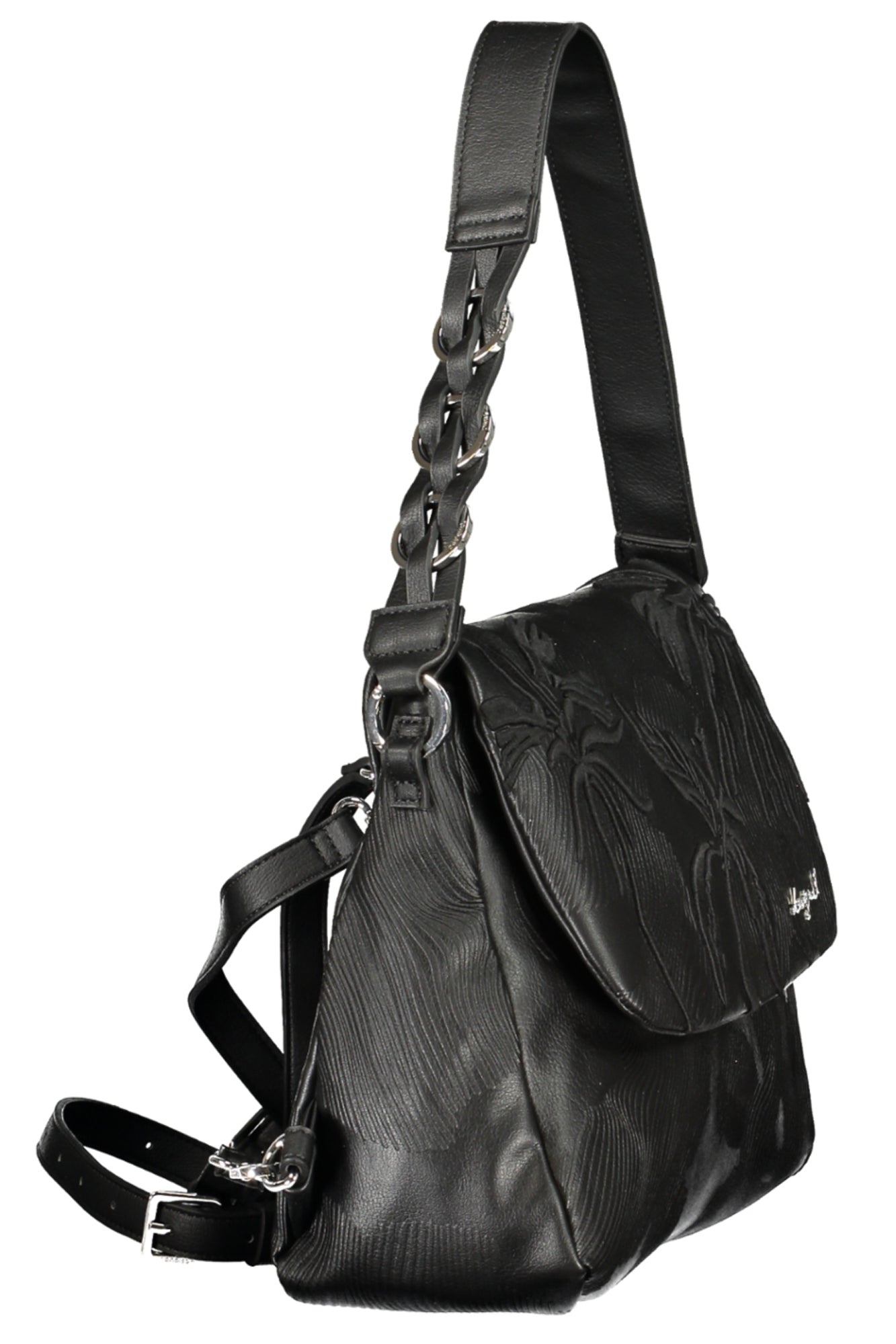 DESIGUAL WOMEN'S BLACK BACKPACK