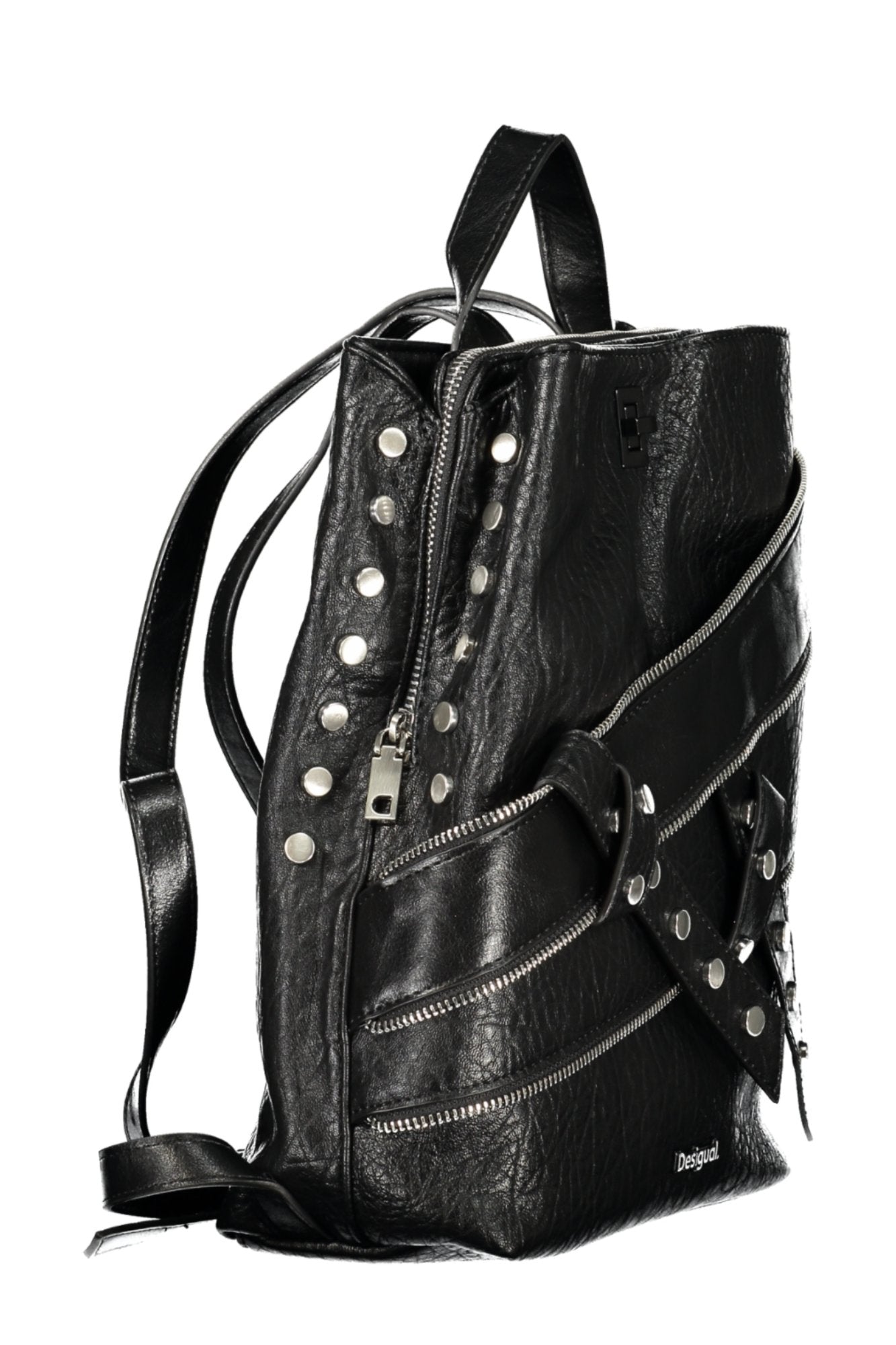 DESIGUAL WOMEN'S BLACK BACKPACK