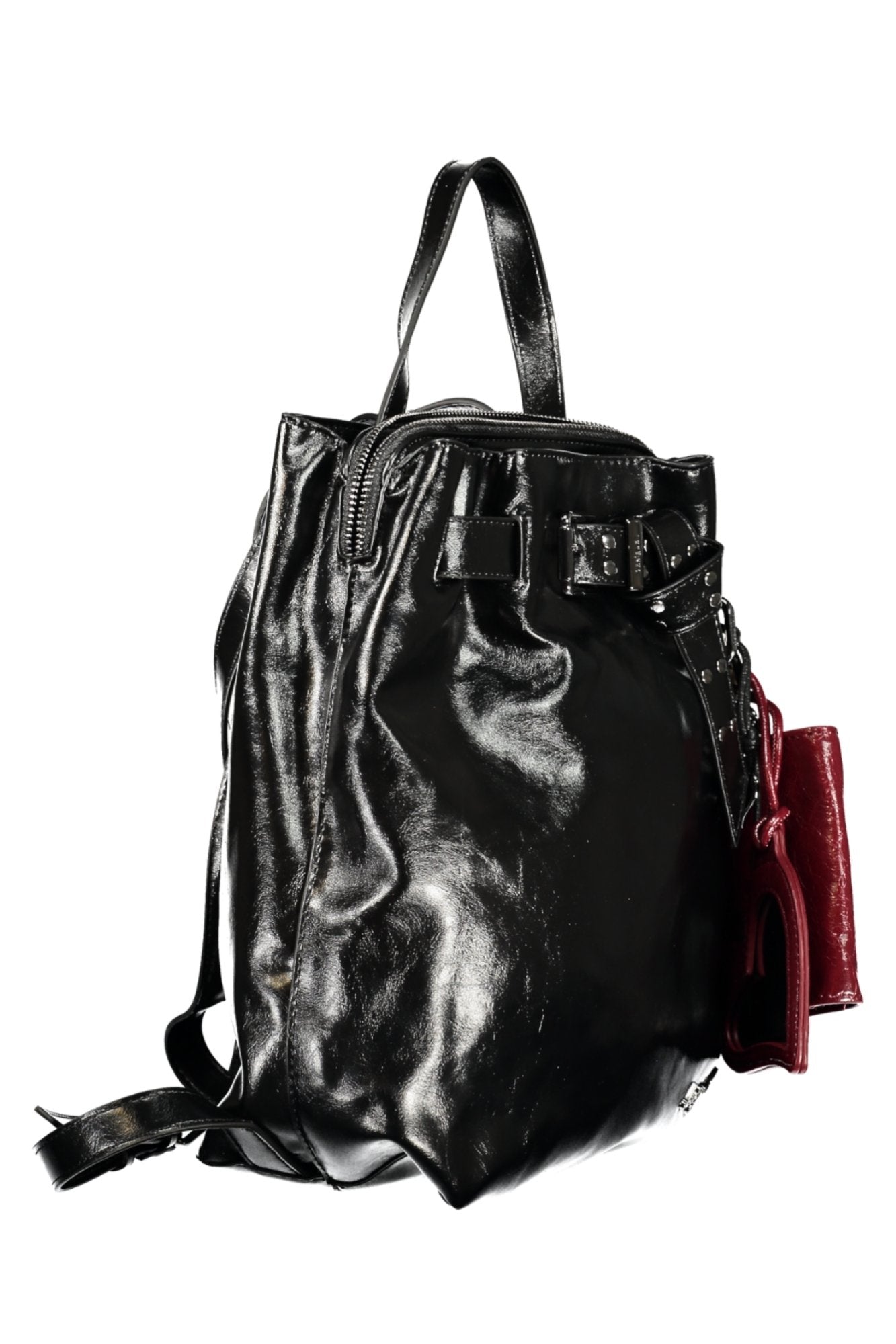 DESIGUAL WOMEN'S BLACK BACKPACK