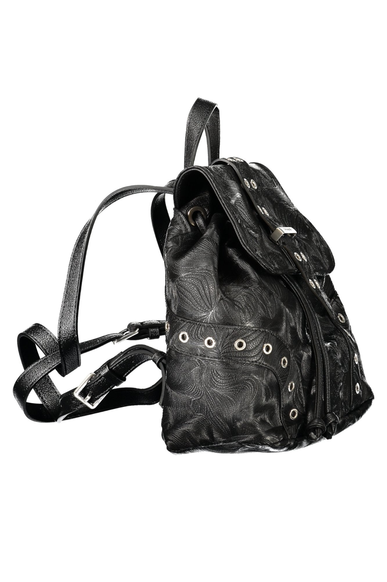 DESIGUAL WOMEN'S BLACK BACKPACK