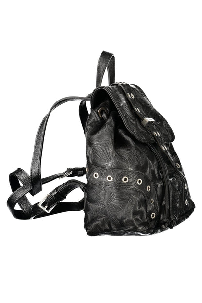 DESIGUAL WOMEN'S BLACK BACKPACK
