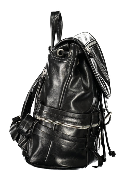 DESIGUAL WOMEN'S BLACK BACKPACK