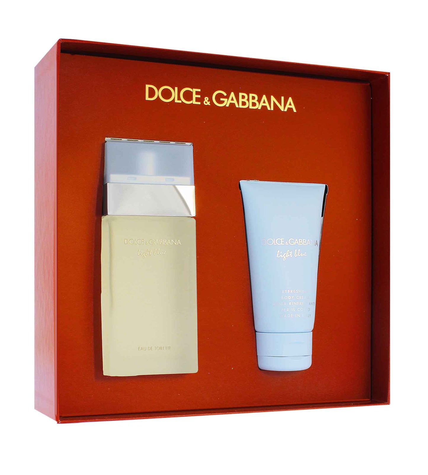 Dolce & Gabbana Light Blue Coffret Femme (EDT 50 ml + Crème pour le corps 50 ml)