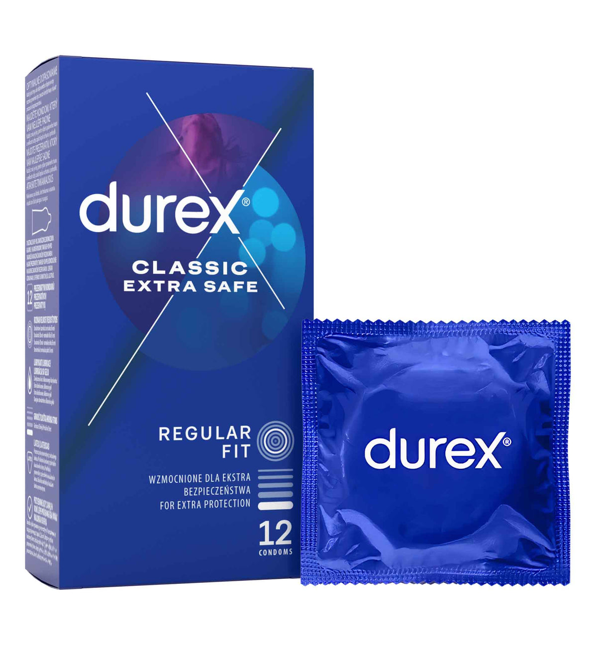 Durex Classic Extra Safe Condoms 12pcs