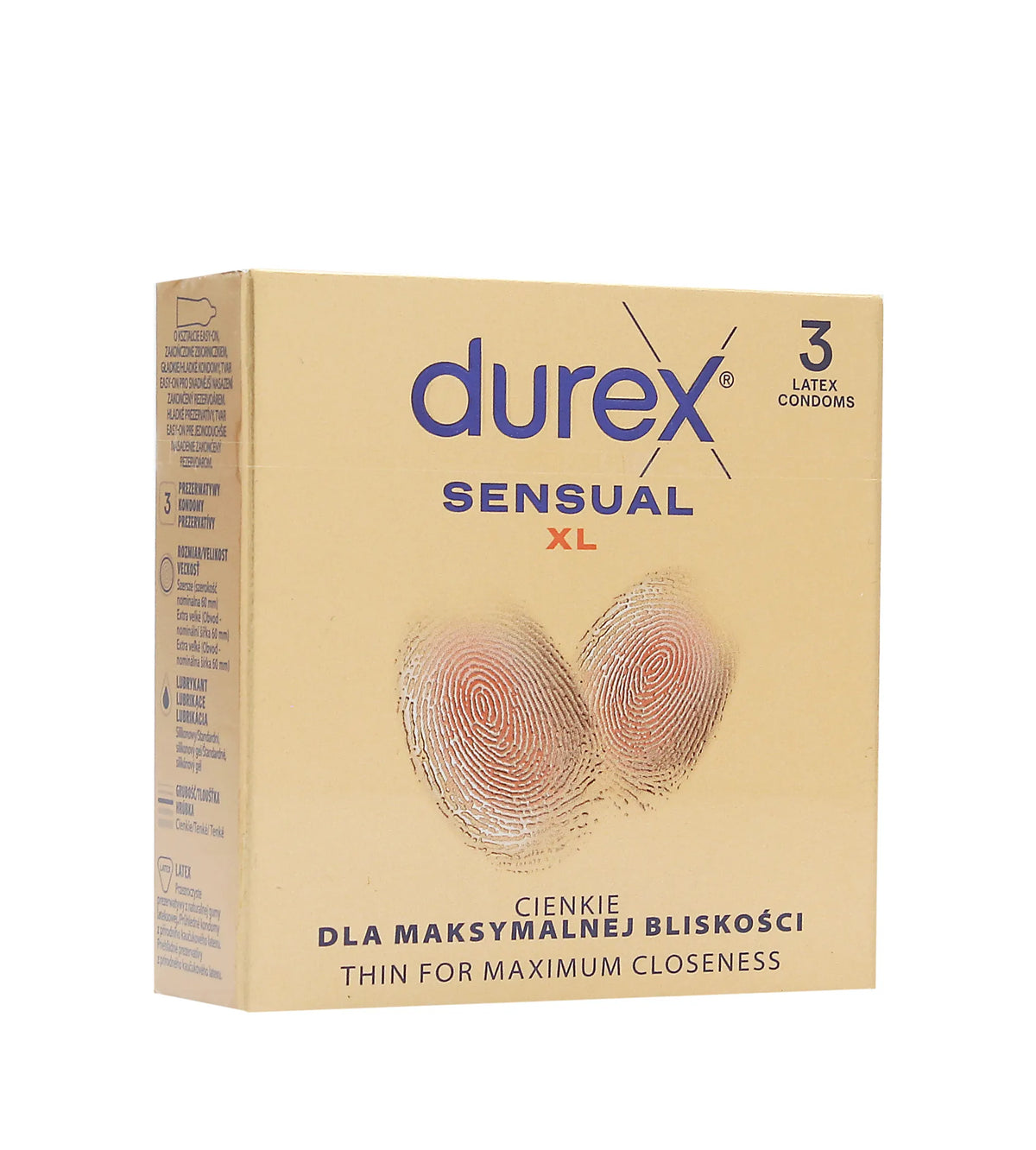 Durex Sensual XL Condoms 3pcs