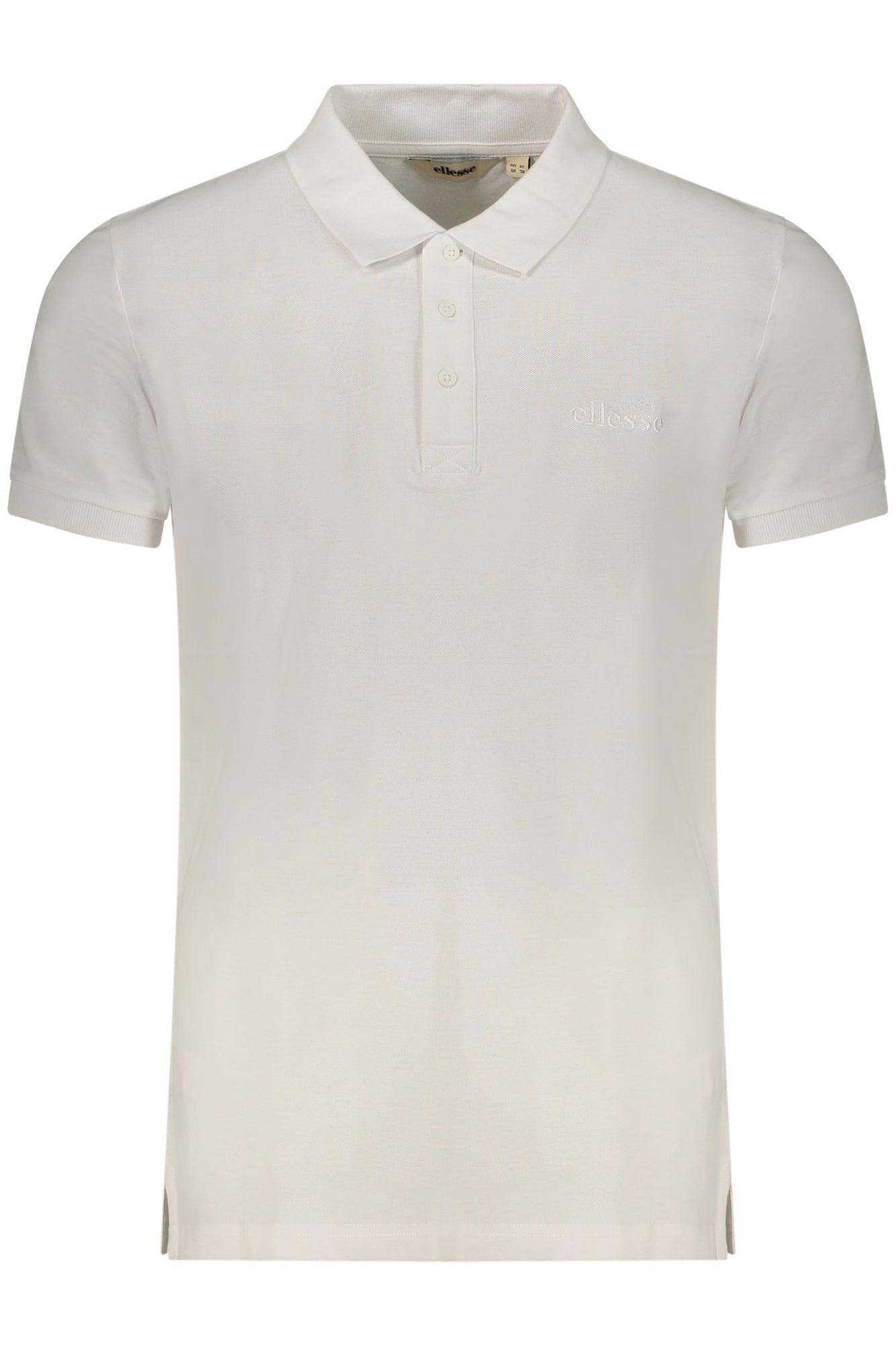 ELLESSE MEN'S SHORT-SLEEVE POLO SHIRT WHITE
