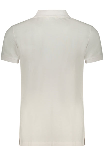 ELLESSE MEN'S SHORT-SLEEVE POLO SHIRT WHITE