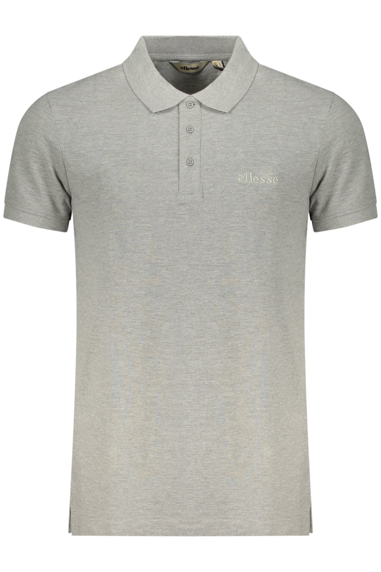 ELLESSE MEN'S SHORT-SLEEVE POLO SHIRT, GREY
