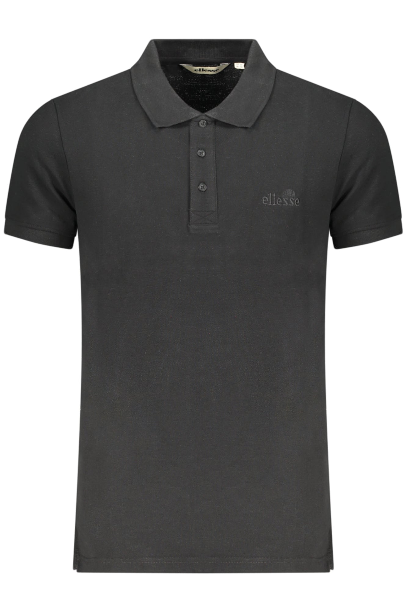 ELLESSE MEN'S SHORT-SLEEVE POLO SHIRT BLACK