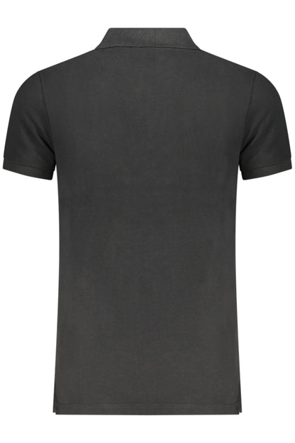 ELLESSE MEN'S SHORT-SLEEVE POLO SHIRT BLACK