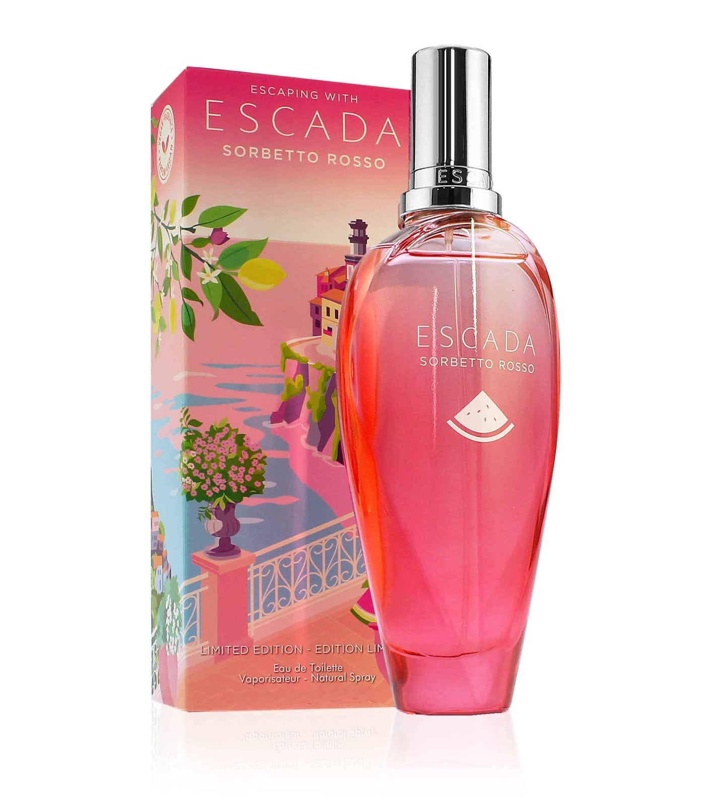 Escada Escaping With Escada Sorbetto Rosso Eau De Toilette Femme 100ml