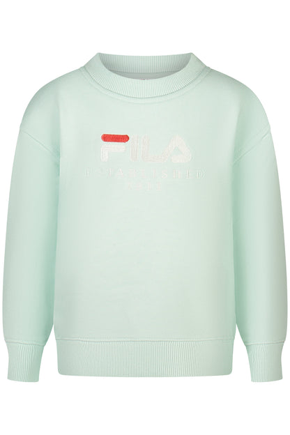 FILA GIRL'S GREEN ZIP-UP SWEATSHIRT