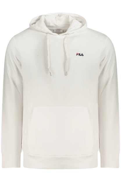 FILA MEN'S WHITE ZIP-UP SWEATSHIRT