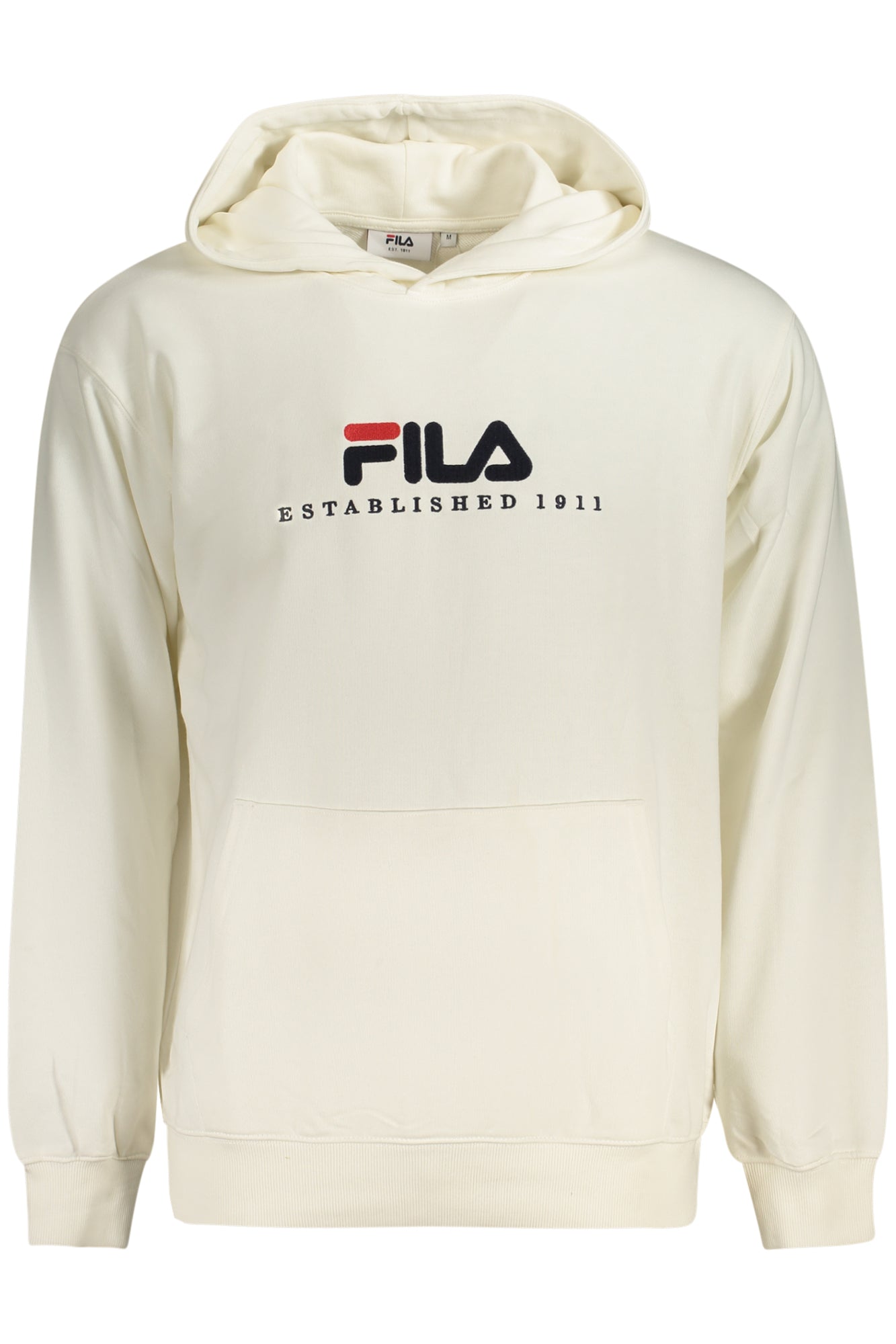 FILA MEN'S WHITE ZIP-UP SWEATSHIRT