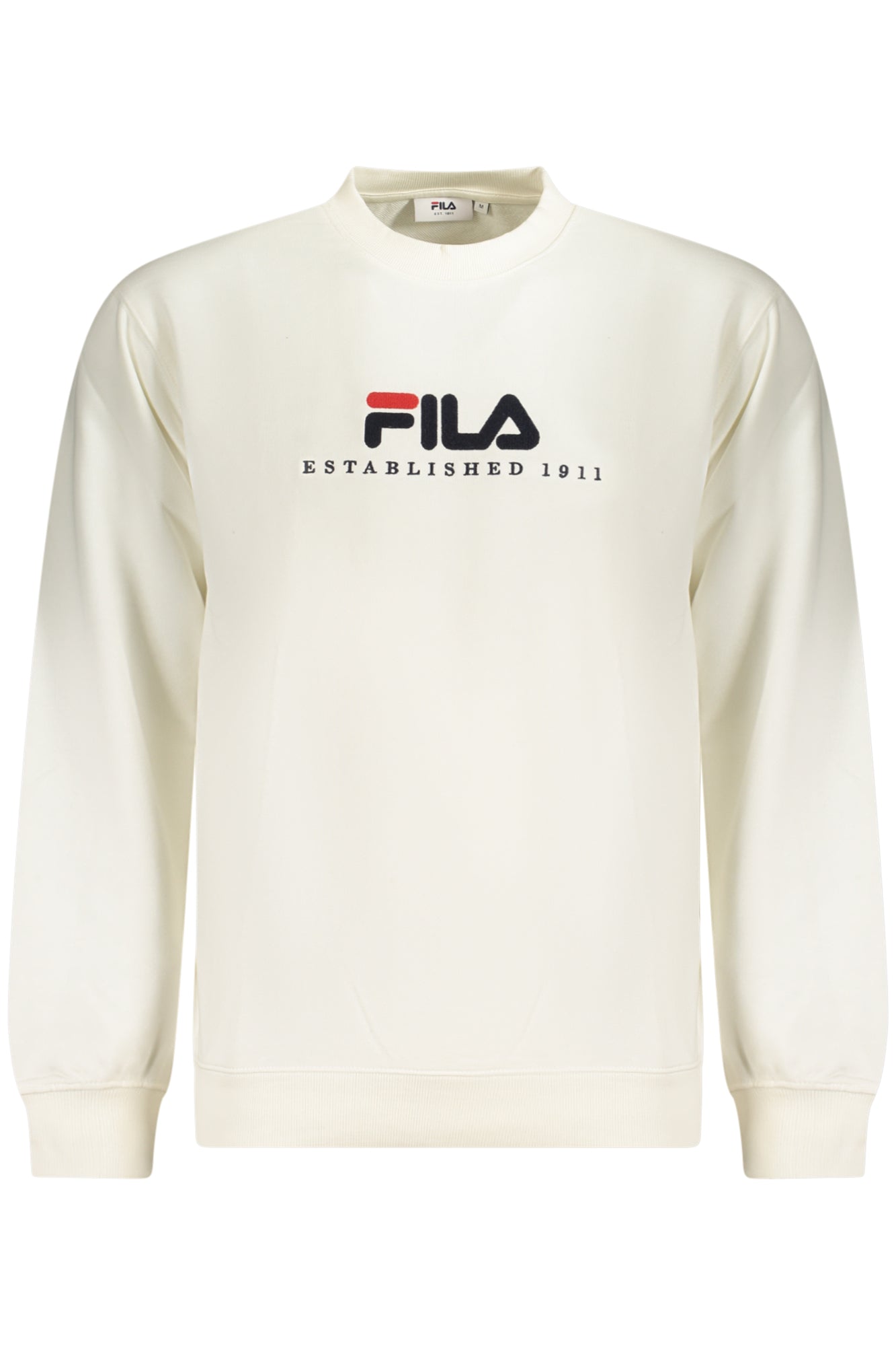 FILA MEN'S WHITE ZIP-UP SWEATSHIRT