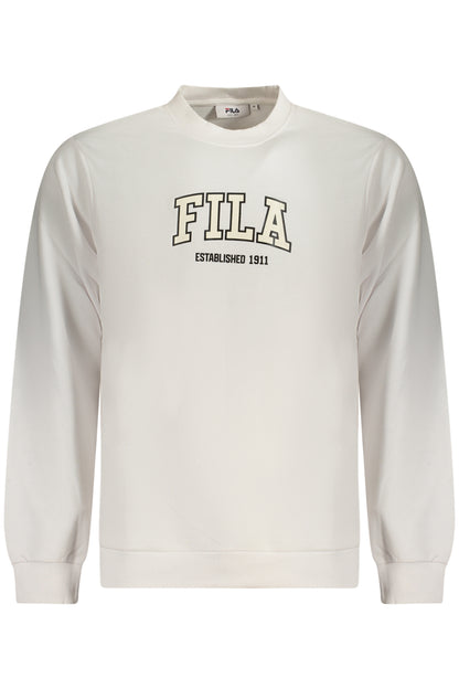 FILA MEN'S WHITE ZIP-UP SWEATSHIRT