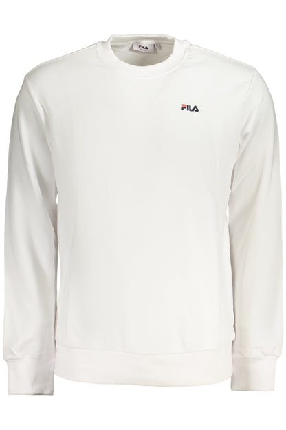 FILA MEN'S WHITE ZIP-UP SWEATSHIRT