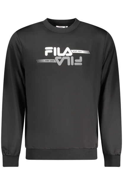 FILA MEN'S BLACK ZIP-UP SWEATSHIRT
