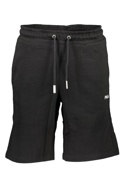 FILA MEN'S BLACK BERMUDA SHORTS
