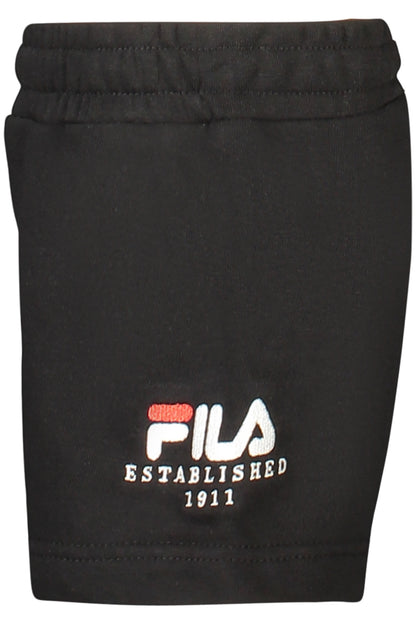FILA GIRLS' BLACK SHORTS
