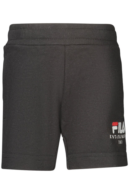 FILA BLACK KIDS' SHORTS