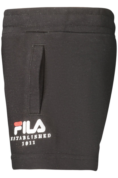 FILA BLACK KIDS' SHORTS