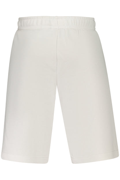 FILA MEN'S WHITE SHORT TRACKSUIT PANTS