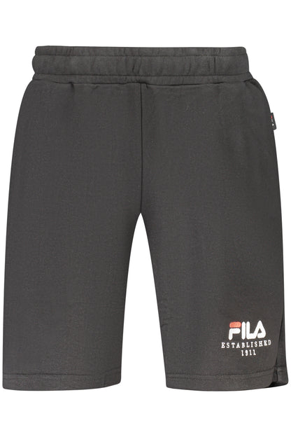 FILA MEN'S BLACK SHORT TRACKSUIT PANTS