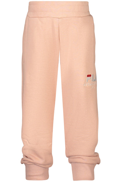 FILA GIRL'S LONG PINK TRACKSUIT PANTS