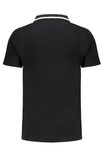 FILA MEN'S BLACK SHORT SLEEVED POLO SHIRT