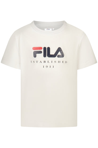 FILA SHORT-SLEEVED T-SHIRT FOR GIRLS, WHITE