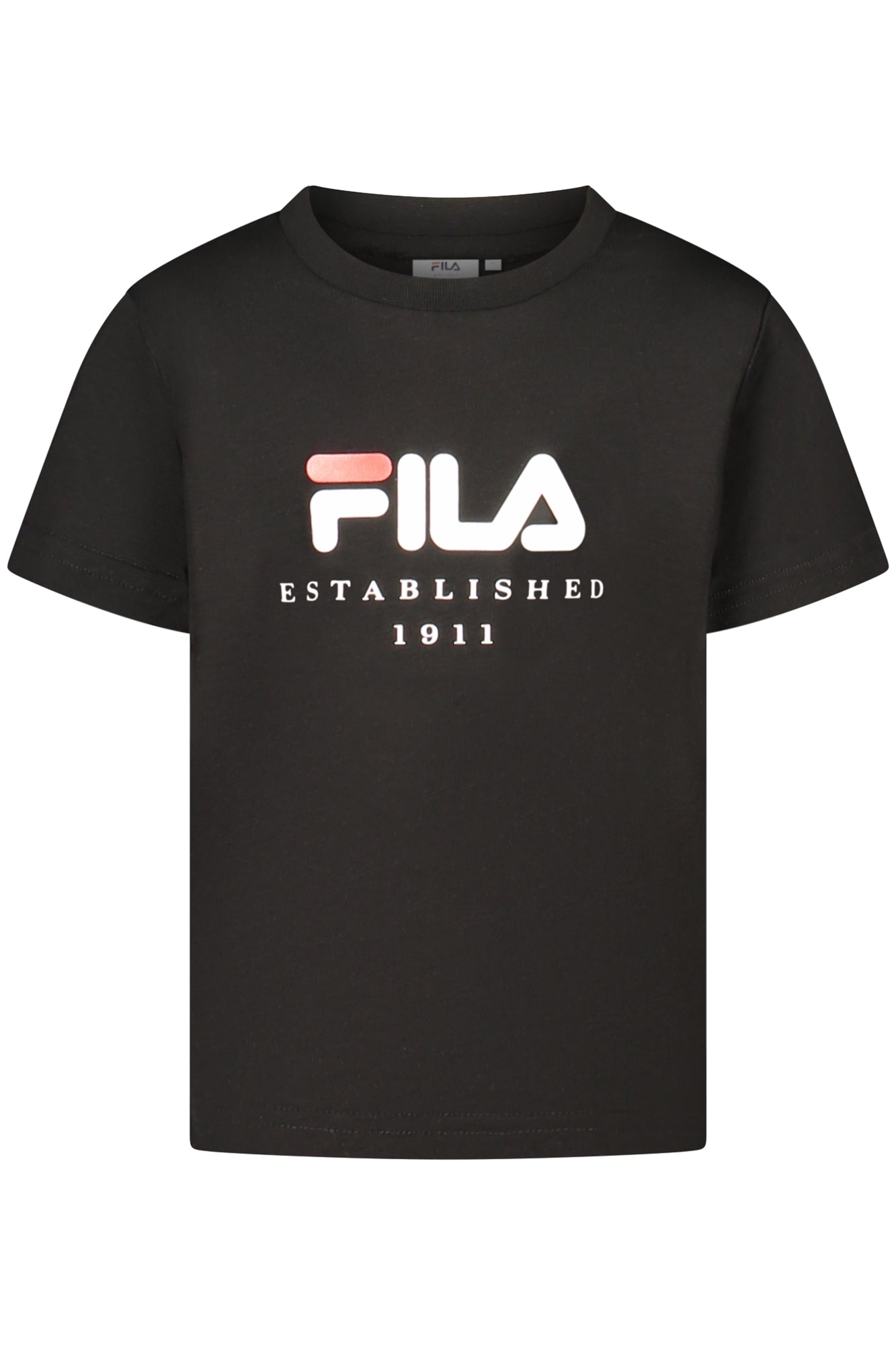 FILA SHORT-SLEEVED T-SHIRT FOR GIRLS, BLACK