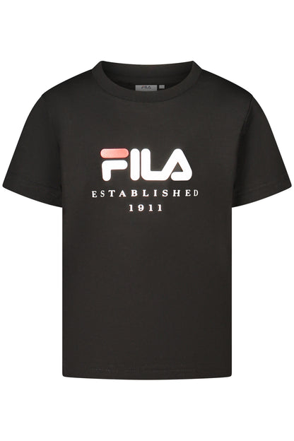 FILA SHORT-SLEEVED T-SHIRT FOR GIRLS, BLACK