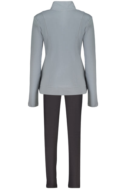 FREDDY WOMEN'S LIGHT BLUE ZIP-UP SWEATSHIRT