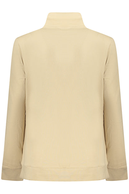 FREDDY WOMEN'S BEIGE ZIP-UP SWEATSHIRT