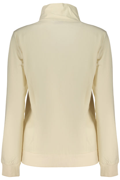 FREDDY WOMEN'S BEIGE ZIP-UP SWEATSHIRT