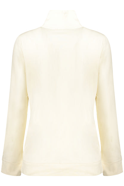 FREDDY WOMEN'S WHITE ZIP-UP SWEATSHIRT