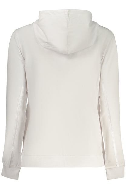 FREDDY WOMEN'S WHITE ZIP-UP SWEATSHIRT