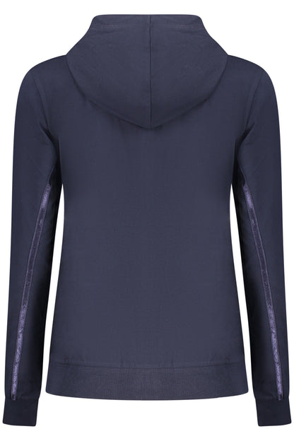 FREDDY WOMEN'S BLUE ZIP-UP SWEATSHIRT