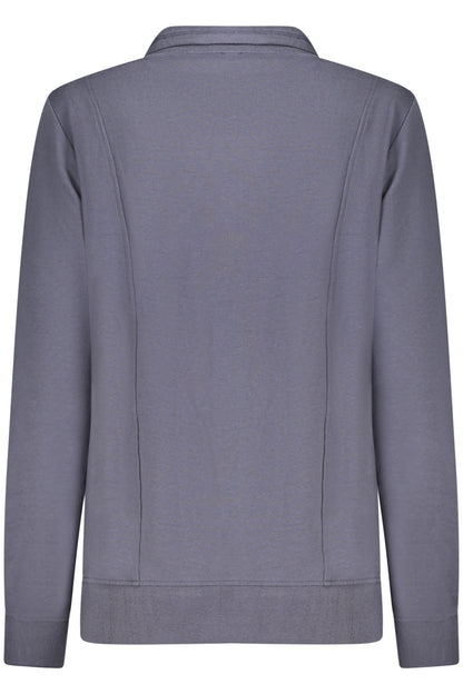 FREDDY WOMEN'S BLUE ZIP-UP SWEATSHIRT