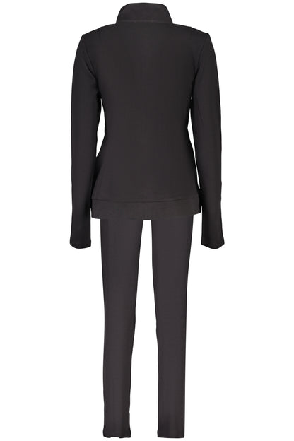 FREDDY WOMEN'S BLACK ZIP-UP SWEATSHIRT