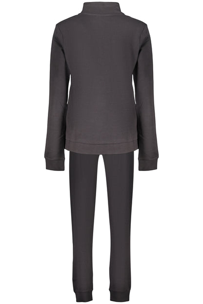 FREDDY WOMEN'S BLACK ZIP-UP SWEATSHIRT